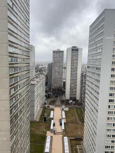 a view of a city with tall buildings at SCI IMMO PARIS PORTE DE CHOISY in Paris