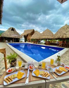Comida en el hotel o alrededores