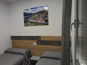 Posezení v ubytování Hostal Rioja Condestable
