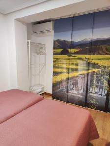 Postel nebo postele na pokoji v ubytování Hostal Rioja Condestable