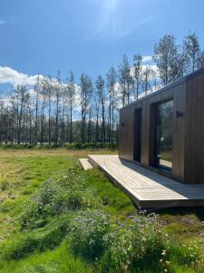 Zahrada ubytování Bjarmaland Cottages