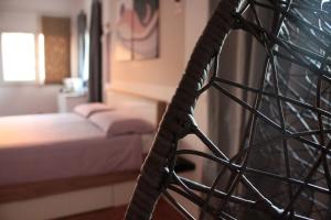 Postel nebo postele na pokoji v ubytování La Pietra Nera - Etna Home