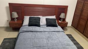 Postel nebo postele na pokoji v ubytování RESIDENCE ABBAS