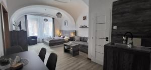 Posezení v ubytování Studio apartmán Kežmarok