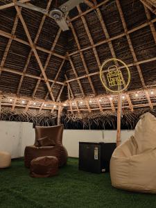 Unpack Hostel的休息区