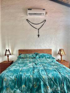 Posteľ alebo postele v izbe v ubytovaní La Cabaña de Victor