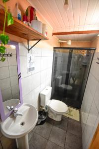 Koupelna v ubytování Hostel Rota 027 Itacaré