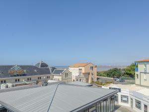 an aerial view of a city with buildings at Appartement 4 Pers. Terrasse Clim, Piscine Collective - FR-1-535-37 in Châtelaillon-Plage