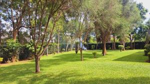 埃尔多雷特Greenview Homes的绿树成荫的绿色公园