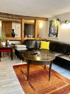 Posezení v ubytování Gästehaus Keins wie meins