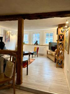 Posezení v ubytování Gästehaus Keins wie meins
