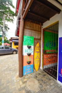 Certifikát, hodnocení, plakát nebo jiný dokument vystavený v ubytování Hostel Rota 027 Itacaré