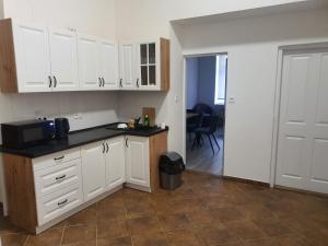 Kuchyň nebo kuchyňský kout v ubytování Hostel Comfort