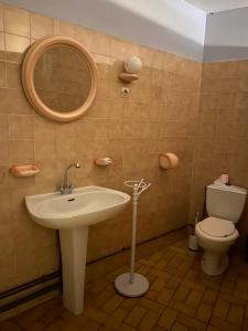 Kúpeľňa v ubytovaní Gîtes De La Levée + 16 fotografií