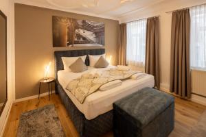 Postel nebo postele na pokoji v ubytování Hotel Schwanen