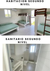 Ett badrum på Paracas House, Frente al Mar