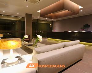 Istumisnurk majutusasutuses AX Holanda Prime Shopping