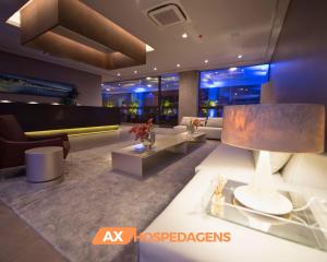 Istumisnurk majutusasutuses AX Holanda Prime Shopping