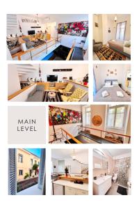 a collage of photos of a house at Athenian Getaway Villa in Plaka with Acropolis View by Athenian Homes in Athens