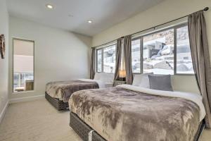 Ένα ή περισσότερα κρεβάτια σε δωμάτιο στο The Lofts #8d - Ski-inout