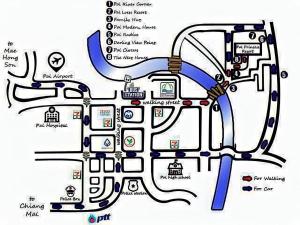 План на етажите на Pai Princess Resort