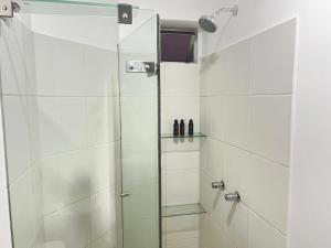 Ванная комната в Acogedor y espacioso apartamento