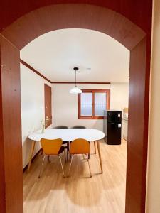 a kitchen and dining room with a table and chairs at [New!] 3BR & 2Bath for big group in Seoul