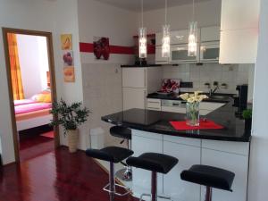 Kuchyň nebo kuchyňský kout v ubytování Apartment Marijeta Makarska