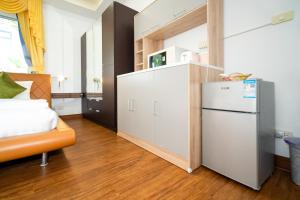 Kuchyň nebo kuchyňský kout v ubytování ฺBaan Waru seaview villa