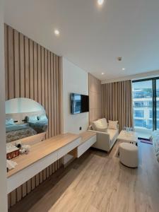 Posezení v ubytování Apec Mandala Phu Yen Condotel