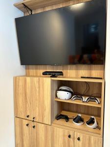 Una cocina o cocineta en Apartmány VESNA