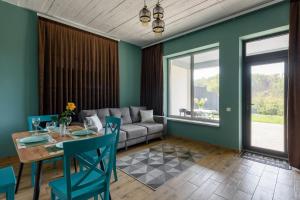 Posezení v ubytování Студія Тераса by Willockx