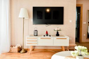 TV a/nebo společenská místnost v ubytování 4Rest & 4Joy