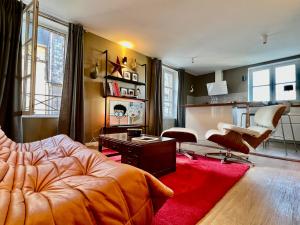 Posedenie v ubytovaní La Petite Adresse du 10Honfleur