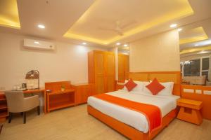 Voodi või voodid majutusasutuse Yog Wellness Resort & Spa By Amritara toas