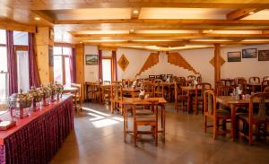 A restaurant or other place to eat at THE CONIFER