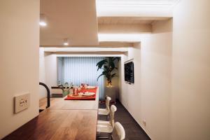 TV a/nebo společenská místnost v ubytování B&B Butterfly Suite