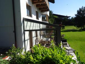 Ogród w obiekcie Appartementhaus St. Martin