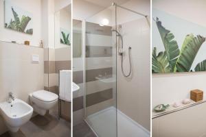 Koupelna v ubytování Hotel Olympic