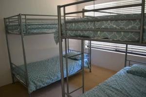 a couple of bunk beds in a room at Fernando's place in Dublin