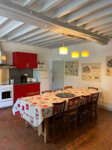 Η κουζίνα ή μικρή κουζίνα στο Gite de la Villa Bois Chaumont