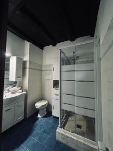 Vonios kambarys apgyvendinimo įstaigoje La casetta sul fiume
