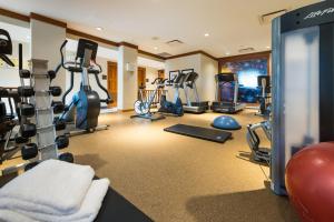 Fitness centrum a/nebo fitness zařízení v ubytování First Tracks Lodge