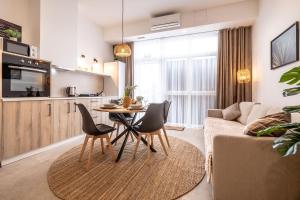 Η κουζίνα ή μικρή κουζίνα στο Increíble Loft junto a la ciudad de las ciencias +7 φωτογραφίες