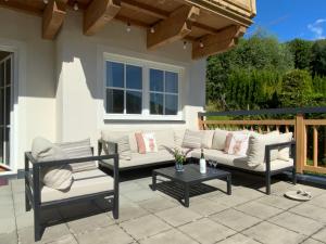 Balkon lub taras w obiekcie Alpin Resort Kaprun Top 6