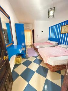 Dahab Vibes Hotelにあるベッド