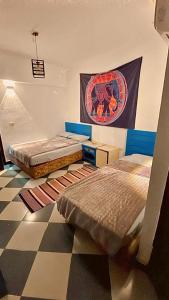 Dahab Vibes Hotelにあるベッド