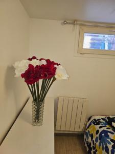 TV a/nebo společenská místnost v ubytování Villa Hélène