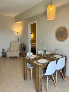 Posezení v ubytování Tassos Cottage Fiskardo