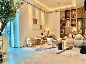 Posezení v ubytování VIDA Residences Dubai Marina 1BR - Seaview, JBR, Dubai Eye